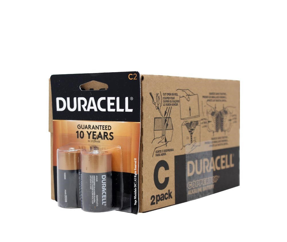 Duracell Coppertop - C (2 Pack) 8CT/BOX