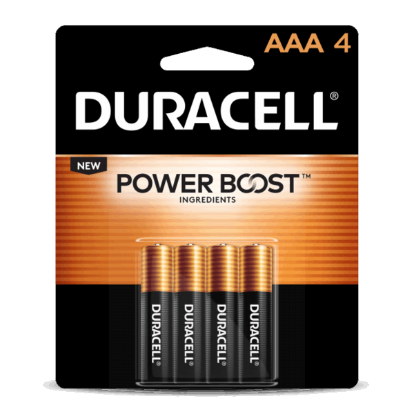 Duracell Coppertop - AAA (4 Pack)