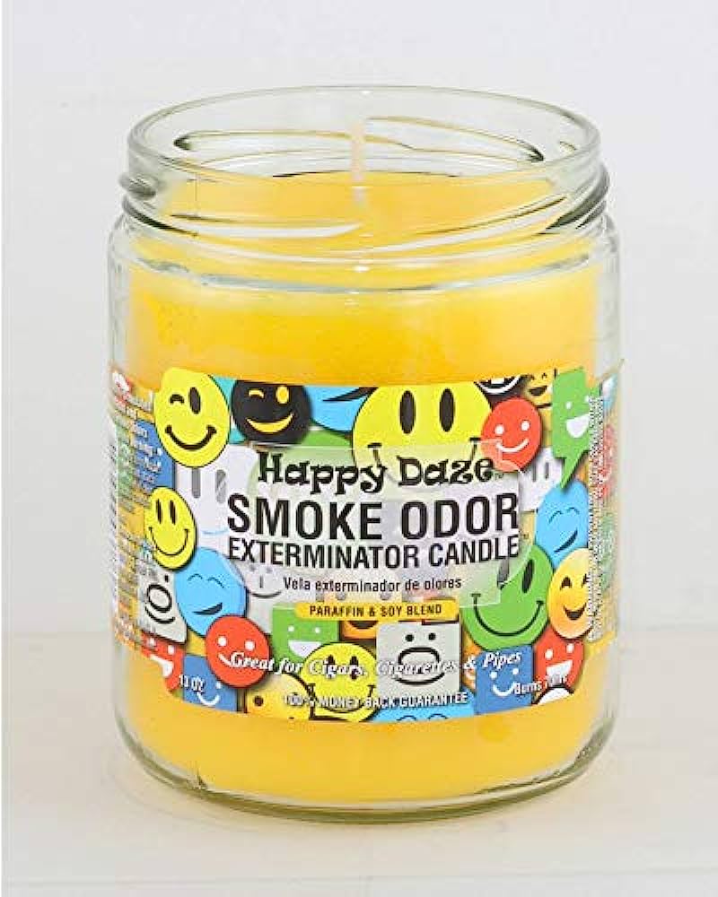 Smoke Odor Candles 13oz Happy Daze