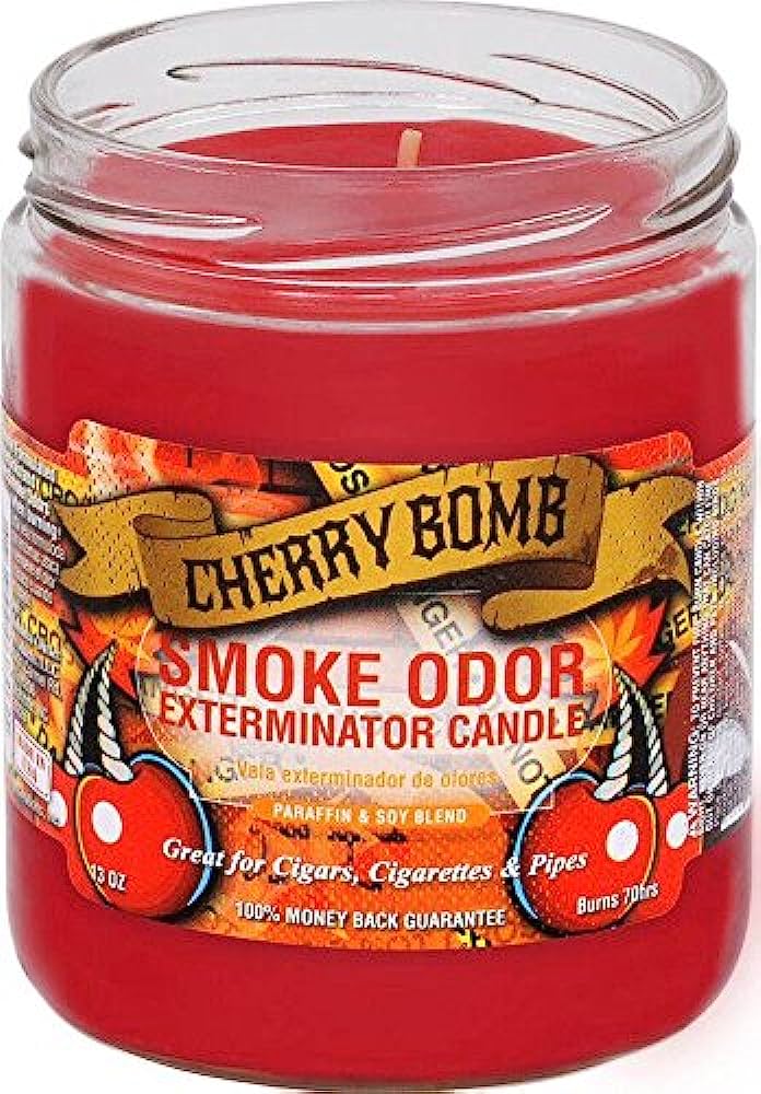 Smoke Odor Candles 13oz Cherry Bomb