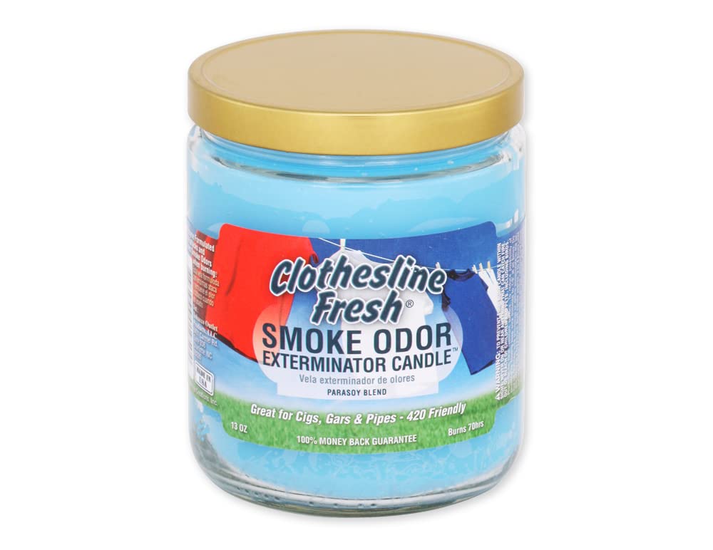 Smoke Odor Candle 13oz Clothesline Fresh