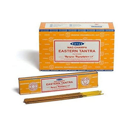 Satya Eastern Tantra Incense - 15 Gram Pack (12 Packs Per Box)