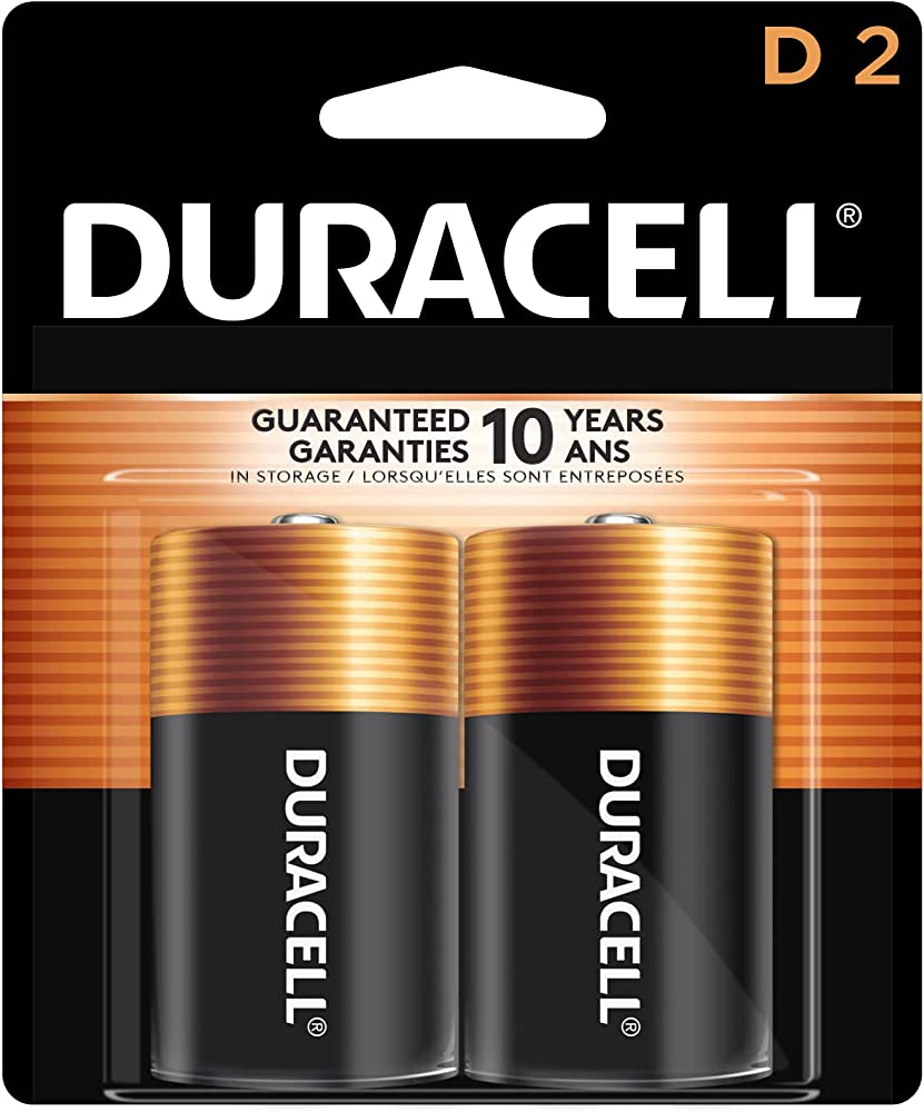 Duracell Coppertop - D (2 Pack)