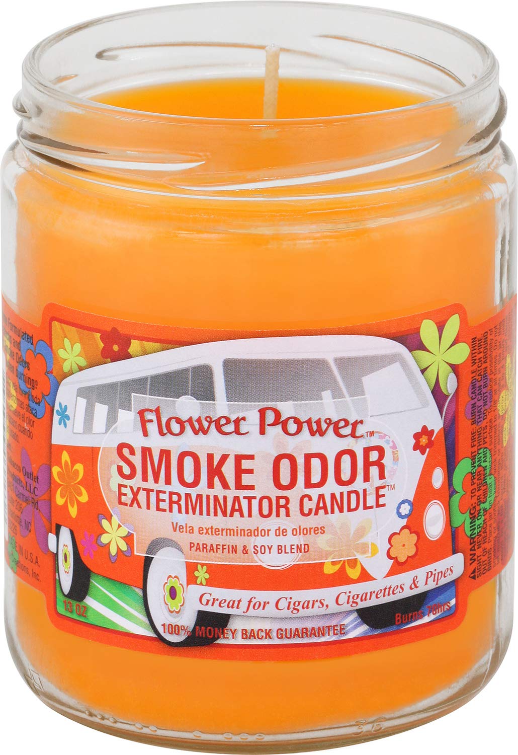 Smoke Odor Candles 13oz Flower powe