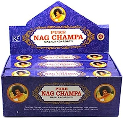 Pure Nag Champa Masala Agarbatti - Incense Sticks - 12 boxes x 15 grams