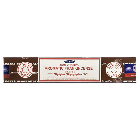 SATYA Aromatic Frankincense Masala Incense Sticks - 15 gm x 12 boxes