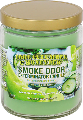 Smoke Odor Candles 13oz Cool Cucumber
