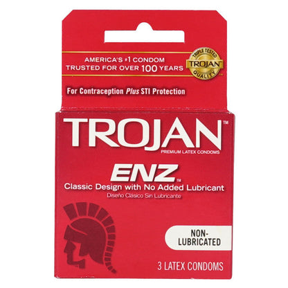 Trojan - Red Non Lubricated 6ct