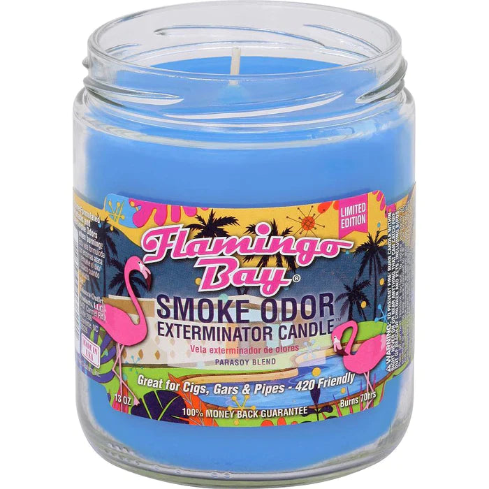 Smoke Odor Candles 13oz Flamingo Bay