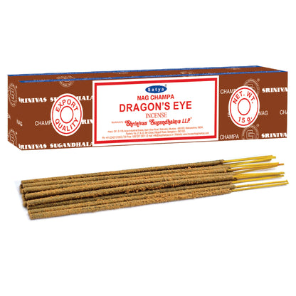 Satya Dragon's Eye Incense 15 Gram Packs (12/Box)