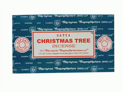 Satya Christmas Tree Incense Sticks 15 GMS (Pack of 12)