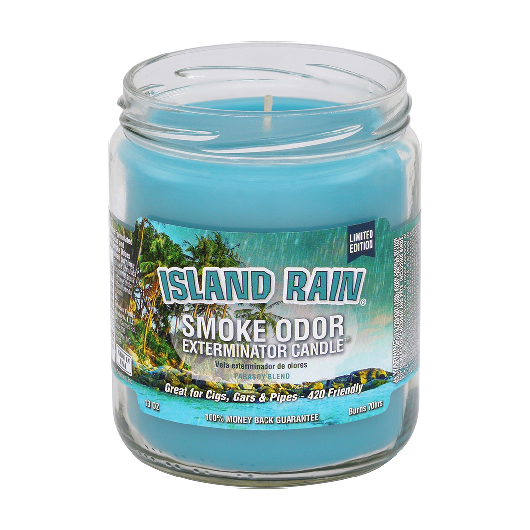 Smoke Odor Candles 13oz Island Rain