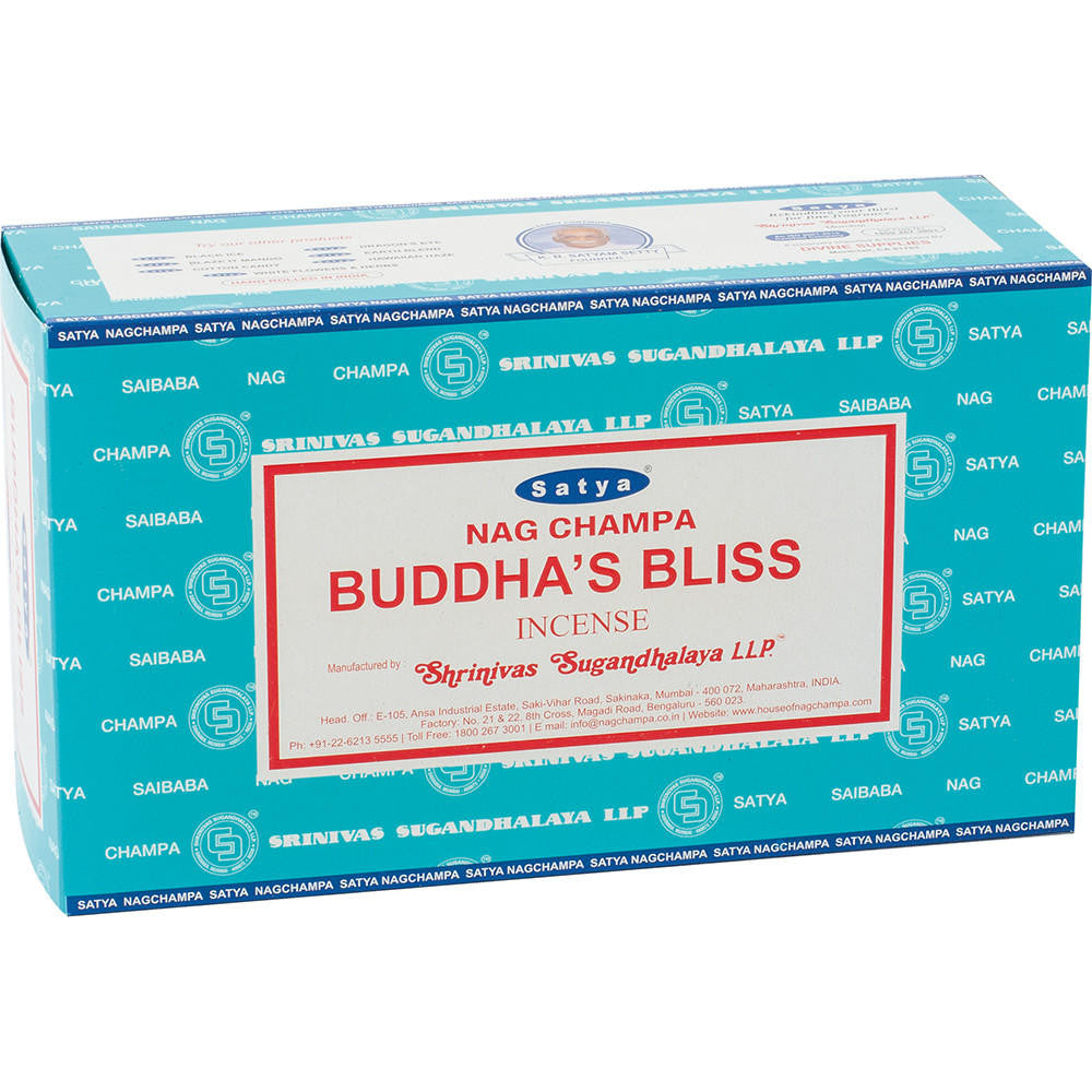 SATYA -BUDDHA'S BLISS INCENSE STICKS - 12CT