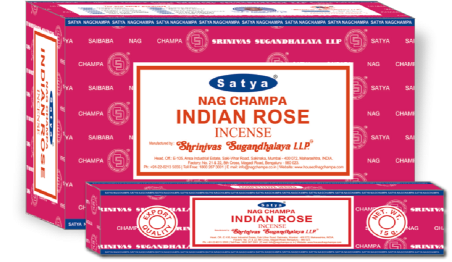 Satya Indian Rose Incense Sticks